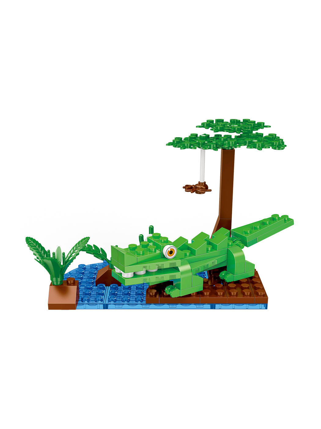 Ehitusklotsid Krokodill, 71-osaline