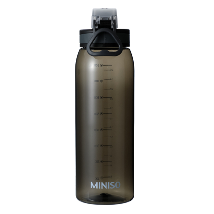 Joogipudel plastik 900ml, must