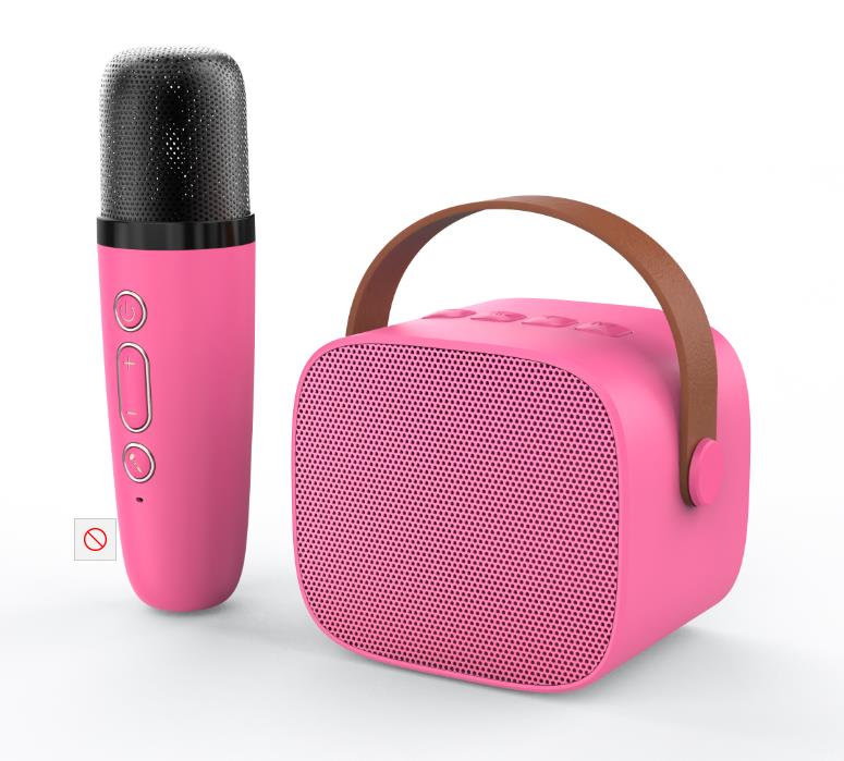 Kõlar juhtmevaba+mikrofon (roosa)