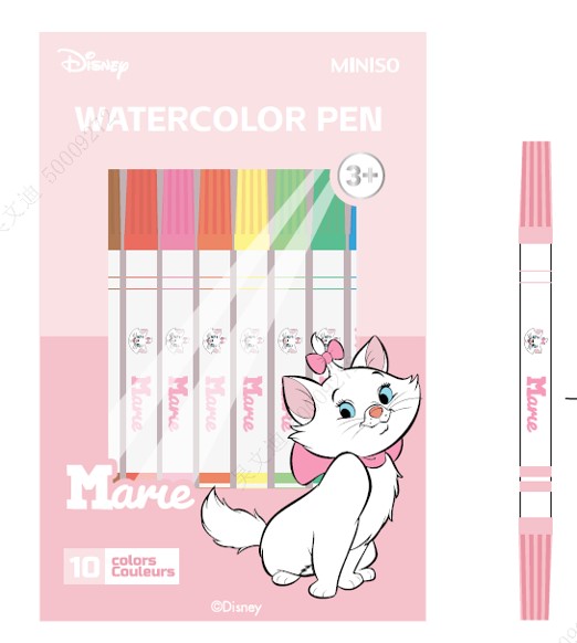 Markerite komplekt 12-värvi Disney Cat (Marie)