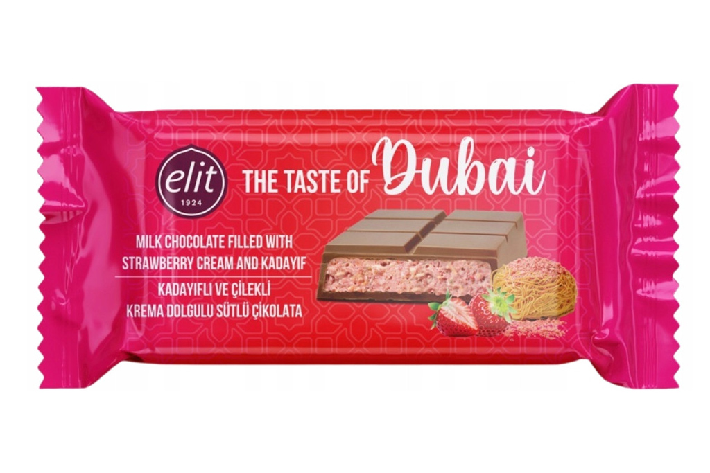 Dubai šokolaad maasika 90g