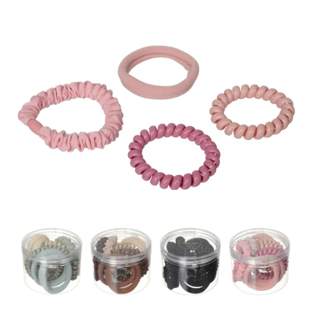 Juuksekummid karbis 10 tk  (Basic Series)