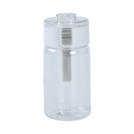 Joogipudel plastist sangaga 390 ml valge