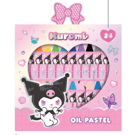 Õlipastellide komplekt 24 värvi Kuromi