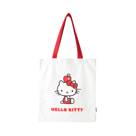 Ostukott valge Hello Kitty