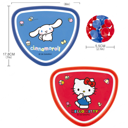Pallimängukomplekt viskamiseks ja püüdmiseks Hello Kitty and Friends