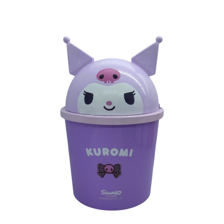Prügikast kiikkaanega Kuromi